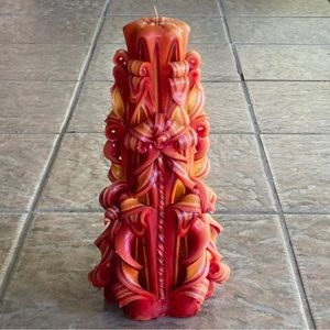 Vintage (70’s) Handmade Ribbon Candle